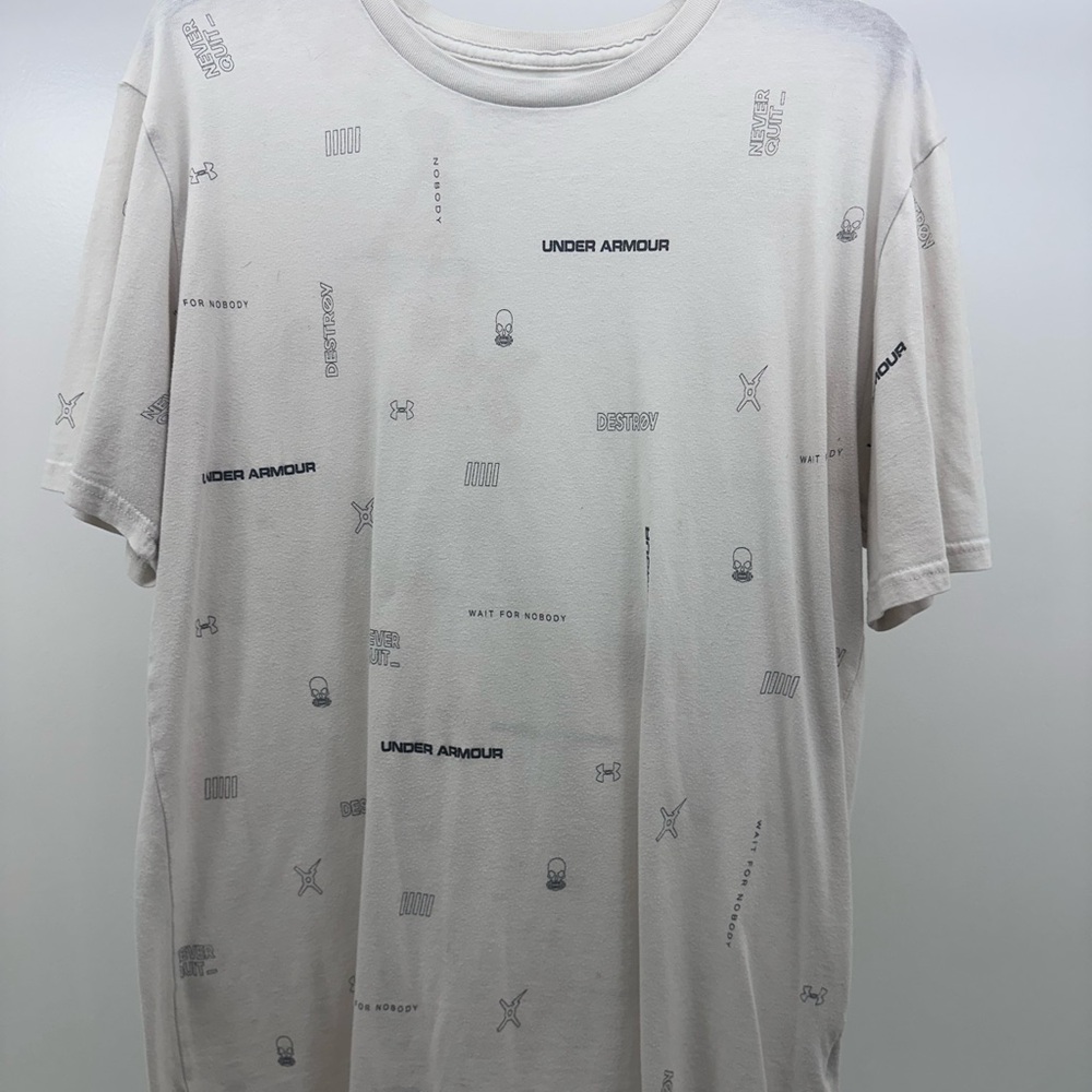Under Armour Men's Cream Graphic Tee